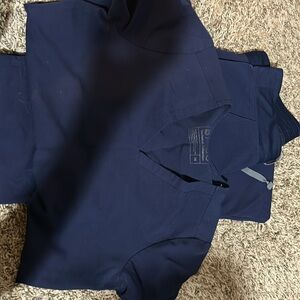 Blue scrubs